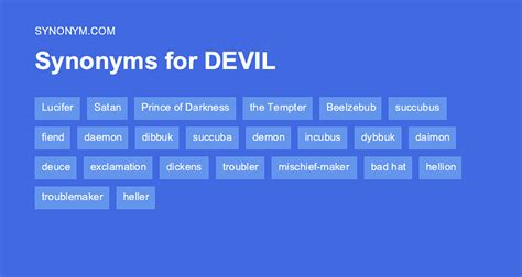 devil synonyms|words similar to devil.